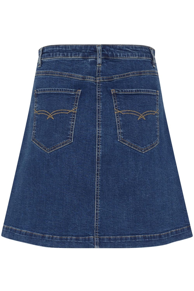 CULEA AMI SHORT SKIRT 50111912 500028 MEDIUM BLUE WASH